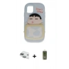 MARSİLYAN™- iPhone 11 Kılıf Akış Yansıma - Siyah Joko Magic 5D Hayalet Cam + Pers Alüminyum Kamera Lens - YL