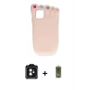 MARSİLYAN™- iPhone 11 Kılıf Akış Yansıma - Siyah Joko Magic 5D Hayalet Cam + PVD Metal Kamera Lens - SH