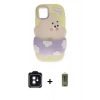 MARSİLYAN™- iPhone 11 Kılıf Akış Yansıma - Siyah Joko Magic 5D Hayalet Cam + PVD Metal Kamera Lens - SH