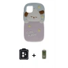 MARSİLYAN™- iPhone 11 Kılıf Akış Yansıma - Siyah Joko Magic 5D Hayalet Cam + PVD Metal Kamera Lens - SH