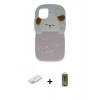 MARSİLYAN™- iPhone 11 Kılıf Akış Yansıma - Siyah Joko Magic 5D Hayalet Cam + Renkli Kamera Lens Koruma Cam - PE