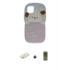 MARSİLYAN™- iPhone 11 Kılıf Akış Yansıma - Siyah Joko Magic 5D Hayalet Cam + Renkli Kamera Lens Koruma Cam - SI