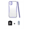 MARSİLYAN™- iPhone 11 Kılıf Atlas Asil Serisi - Siyah Joko Magic 5D Cam + PVD Metal Kamera Lens - TU