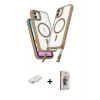 MARSİLYAN™- iPhone 11 Kılıf Atlas Doku Koleksiyonu - Siyah Bilvis 3D Cam Ekran Koruyucu + Renkli Kamera Lens Koruma Cam - PE