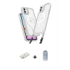MARSİLYAN™- iPhone 11 Kılıf Atlas Doku Koleksiyonu - Siyah Joko Magic 5D Cam + Renkli Kamera Lens Koruma Cam - TU