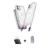 MARSİLYAN™- iPhone 11 Kılıf Atlas Doku Koleksiyonu - Siyah Joko Magic 5D Cam + Kamera Lens Koruma Cam - SF
