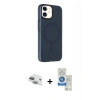MARSİLYAN™- iPhone 11 Kılıf Çekirdek Modern Prime - Şeffaf Royal Nano Ekran Koruyucu + Pers Alüminyum Kamera Lens - YL