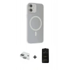 MARSİLYAN™- iPhone 11 Kılıf Çekirdek Modern Prime - Siyah 6D Antistatik Mat Seramik Hayalet Nano Ekran Koruyucu + Pers Alüminyum Kamera Lens - YL