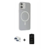 MARSİLYAN™- iPhone 11 Kılıf Çekirdek Modern Prime - Siyah 6D Antistatik Mat Seramik Hayalet Nano Ekran Koruyucu + Pers Alüminyum Kamera Lens - LT