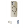 MARSİLYAN™- iPhone 11 Kılıf Çekirdek Modern Prime - Siyah Joko Magic 5D Cam + Pers Alüminyum Kamera Lens - GD
