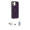 MARSİLYAN™- iPhone 11 Kılıf Çekirdek Modern Prime - Siyah Joko Magic 5D Cam + Pers Alüminyum Kamera Lens - GD