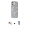 MARSİLYAN™- iPhone 11 Kılıf Çekirdek Modern Prime - Siyah Joko Magic 5D Cam + Pers Alüminyum Kamera Lens - KI