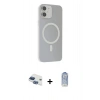 MARSİLYAN™- iPhone 11 Kılıf Çekirdek Modern Prime - Siyah Joko Magic 5D Cam + Pers Alüminyum Kamera Lens - LT
