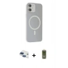 MARSİLYAN™- iPhone 11 Kılıf Çekirdek Modern Prime - Siyah Joko Magic 5D Hayalet Cam + Pers Alüminyum Kamera Lens - LT