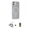 MARSİLYAN™- iPhone 11 Kılıf Çekirdek Modern Prime - Siyah Joko Magic 5D Hayalet Cam + Raze Metal Kamera Lens - GS