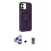 MARSİLYAN™- iPhone 11 Kılıf Çekirdek Modern Prime - Siyah Joko Magic 5D Hayalet Cam + Raze Metal Kamera Lens - MR