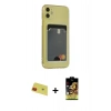 MARSİLYAN™- iPhone 11 Kılıf Doruk Klasik Koleksiyonu - Siyah Buffer Cam Ekran Koruyucu + Rainbow Kamera Lens Koruma Cam - KI