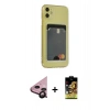 MARSİLYAN™- iPhone 11 Kılıf Doruk Klasik Koleksiyonu - Siyah Buffer Cam Ekran Koruyucu + Raze Metal Kamera Lens - SH