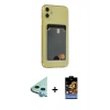 MARSİLYAN™- iPhone 11 Kılıf Doruk Klasik Koleksiyonu - Siyah Buffer Hayalet Cam Ekran Koruyucu + Raze Metal Kamera Lens - MI
