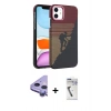 MARSİLYAN™- iPhone 11 Kılıf Doruk Serisi - Şeffaf Uv Polymer Nano Ekran Koruyucu + Raze Metal Kamera Lens - MR