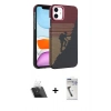 MARSİLYAN™- iPhone 11 Kılıf Doruk Serisi - Şeffaf Uv Polymer Nano Ekran Koruyucu + Kamera Lens Koruma Cam - SF