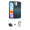 MARSİLYAN™- iPhone 11 Kılıf Doruk Serisi - Şeffaf Uv Polymer Nano Ekran Koruyucu + Kamera Lens Koruma Cam - SF
