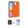 MARSİLYAN™- iPhone 11 Kılıf Doruk Serisi - Siyah Bilvis 5in1 3D Magic Cam Ekran Koruyucu + PVD Metal Kamera Lens - TU