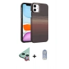 MARSİLYAN™- iPhone 11 Kılıf Doruk Serisi - Siyah Joko Magic 5D Cam + Raze Metal Kamera Lens - KI