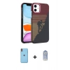 MARSİLYAN™- iPhone 11 Kılıf Doruk Serisi - Siyah Joko Magic 5D Cam + Neon Fosforlu Kamera Lens - TU