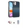 MARSİLYAN™- iPhone 11 Kılıf Doruk Serisi - Siyah Joko Magic 5D Cam + Pers Alüminyum Kamera Lens - KI