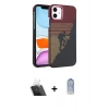 MARSİLYAN™- iPhone 11 Kılıf Doruk Serisi - Siyah Joko Magic 5D Cam + Kamera Lens Koruma Cam - SF