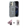 MARSİLYAN™- iPhone 11 Kılıf Eksen Çizgi - Siyah Bilvis 3D Cam Ekran Koruyucu + Raze Metal Kamera Lens - SH