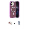 MARSİLYAN™- iPhone 11 Kılıf Eksen Çizgi - Siyah Joko Magic 5D Cam + Pers Alüminyum Kamera Lens - KI