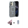 MARSİLYAN™- iPhone 11 Kılıf Eksen Çizgi - Siyah Joko Magic 5D Cam + Raze Metal Kamera Lens - SH