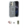 MARSİLYAN™- iPhone 11 Kılıf Eksen Çizgi - Siyah Joko Magic 5D Hayalet Cam + Pers Alüminyum Kamera Lens - KI