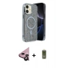 MARSİLYAN™- iPhone 11 Kılıf Eksen Çizgi - Siyah Joko Magic 5D Hayalet Cam + Raze Metal Kamera Lens - SH