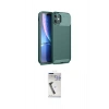 MARSİLYAN™- iPhone 11 Kılıf Eksen Form Prime - Şeffaf Uv Polymer Nano Ekran Koruyucu