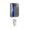 MARSİLYAN™- iPhone 11 Kılıf Eksen Form Prime - Şeffaf Uv Polymer Nano Ekran Koruyucu