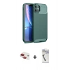MARSİLYAN™- iPhone 11 Kılıf Eksen Form Prime - Şeffaf Uv Polymer Nano Ekran Koruyucu + Pers Alüminyum Kamera Lens - KI