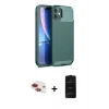 MARSİLYAN™- iPhone 11 Kılıf Eksen Form Prime - Siyah 6D Antistatik Mat Seramik Hayalet Nano Ekran Koruyucu + Pers Alüminyum Kamera Lens - KI