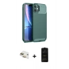 MARSİLYAN™- iPhone 11 Kılıf Eksen Form Prime - Siyah 6D Antistatik Mat Seramik Hayalet Nano Ekran Koruyucu + Pers Alüminyum Kamera Lens - GD