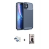 MARSİLYAN™- iPhone 11 Kılıf Eksen Form Prime - Siyah Bilvis Hayalet Cam Ekran Koruyucu + Pers Alüminyum Kamera Lens - GI