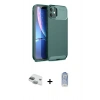 MARSİLYAN™- iPhone 11 Kılıf Eksen Form Prime - Siyah Joko Magic 5D Cam + Pers Alüminyum Kamera Lens - YL