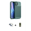 MARSİLYAN™- iPhone 11 Kılıf Eksen Form Prime - Siyah Joko Magic 5D Hayalet Cam + Pers Alüminyum Kamera Lens - LT