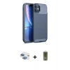 MARSİLYAN™- iPhone 11 Kılıf Eksen Form Prime - Siyah Joko Magic 5D Hayalet Cam + Pers Alüminyum Kamera Lens - GI