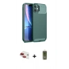 MARSİLYAN™- iPhone 11 Kılıf Eksen Form Prime - Siyah Joko Magic 5D Hayalet Cam + Pers Alüminyum Kamera Lens - KI