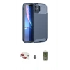 MARSİLYAN™- iPhone 11 Kılıf Eksen Form Prime - Siyah Joko Magic 5D Hayalet Cam + Pers Alüminyum Kamera Lens - KI