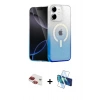 MARSİLYAN™- iPhone 11 Kılıf Eksen Minimal Özel Seri - Siyah 3D Antistatik Seramik Nano Ekran Koruyucu + Pers Alüminyum Kamera Lens - KI