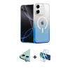 MARSİLYAN™- iPhone 11 Kılıf Eksen Minimal Özel Seri - Siyah 3D Antistatik Seramik Nano Ekran Koruyucu + Raze Metal Kamera Lens - MI
