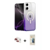 MARSİLYAN™- iPhone 11 Kılıf Eksen Minimal Özel Seri - Siyah 6D Mat Seramik Hayalet Nano Ekran Koruyucu + Pers Alüminyum Kamera Lens - KI